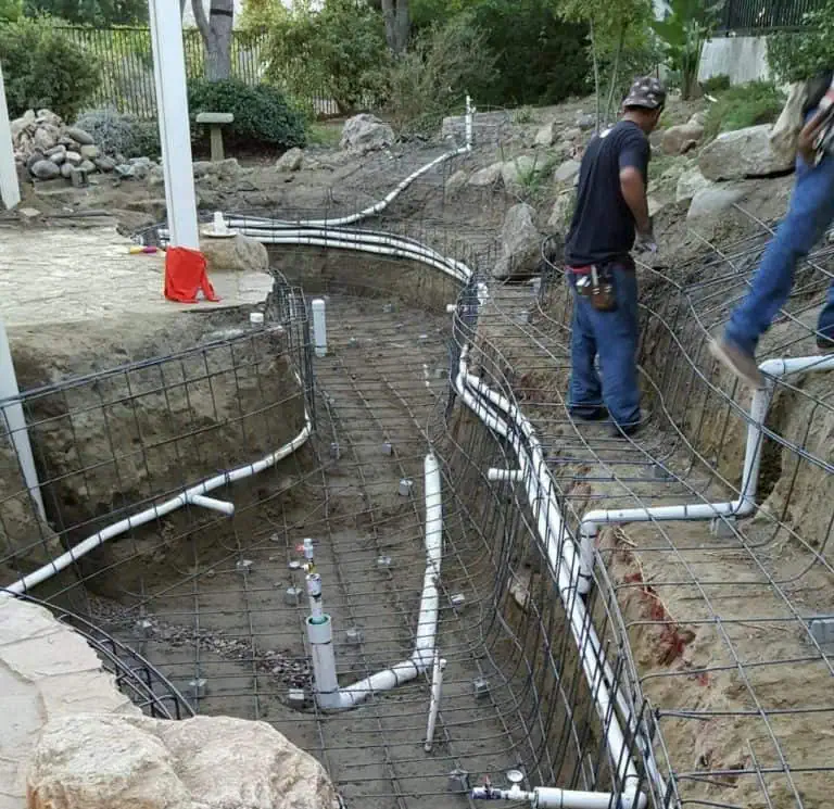 koi pond construction